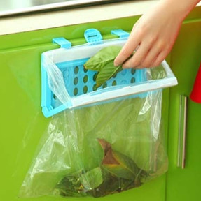 Foldable Garbage Bags Storage Shelf