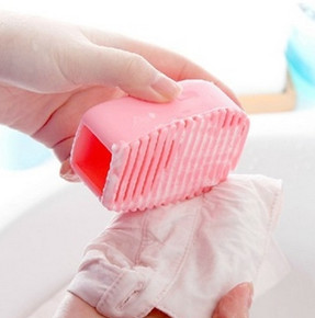 Mini Silicone Laundry Brush